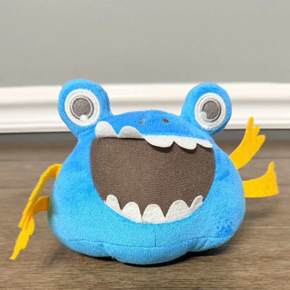 Hallmark Pull My Tail Blue Monster Plush Fun Wiggles‎